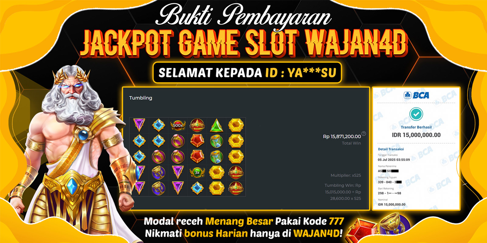WAJAN4D - DEPOSIT CEPAT QRIS 1 DETIK !